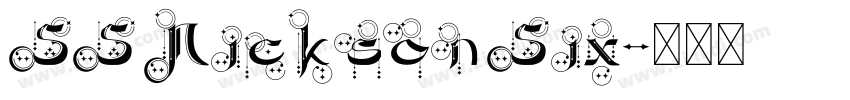SS Nickson Six字体转换